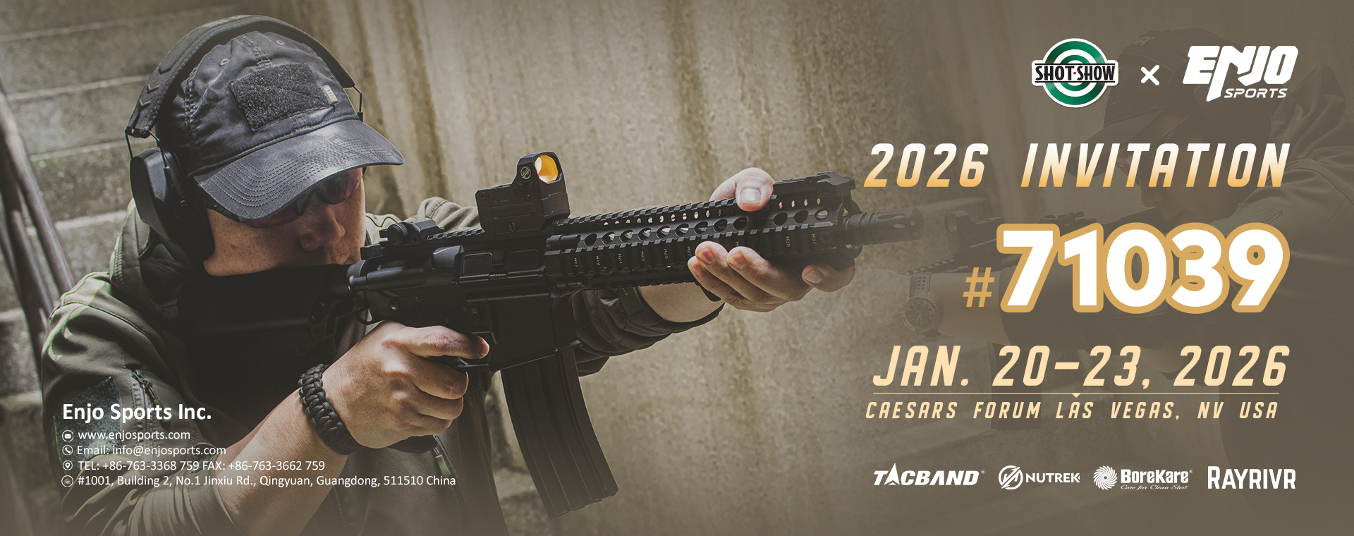 Booth# 71039 shot show 2026