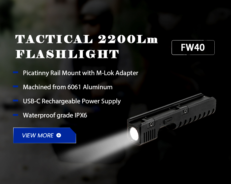 RAYRIVR Tactical Flashlight-FW40