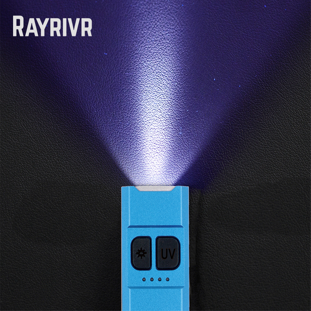 1000lm Pocket Flashlight with UV Light