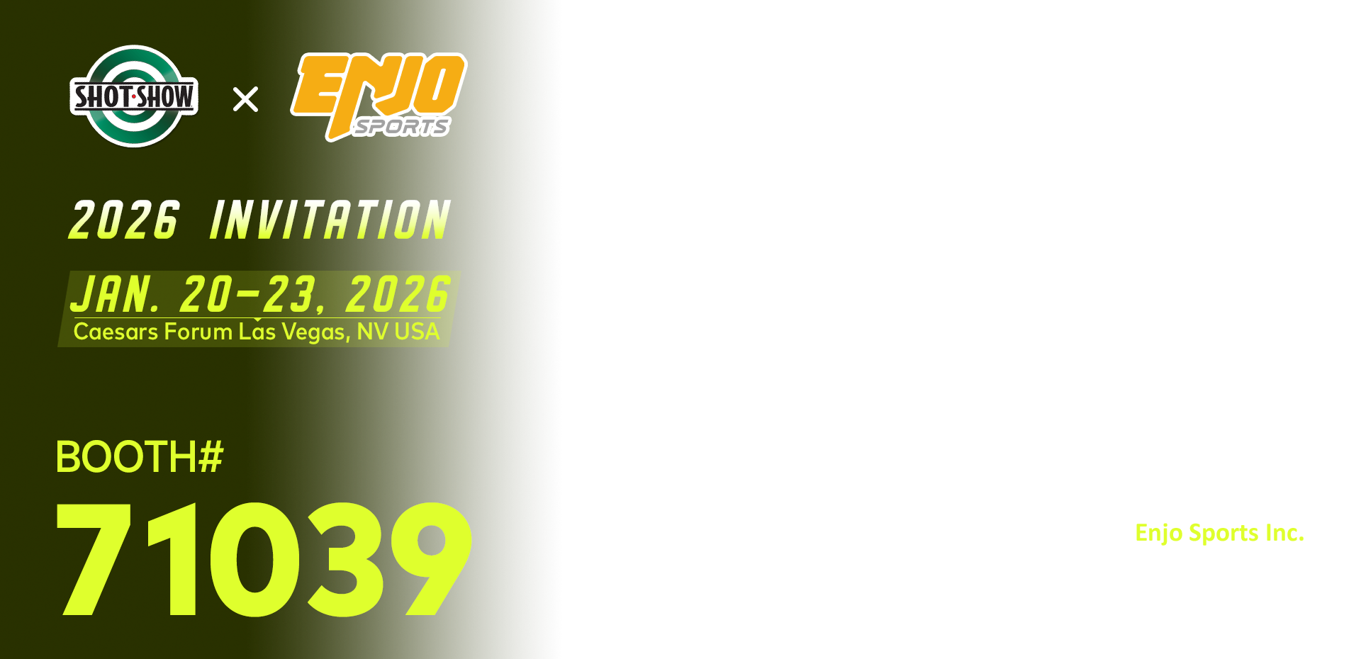 shot show2026 Invitation