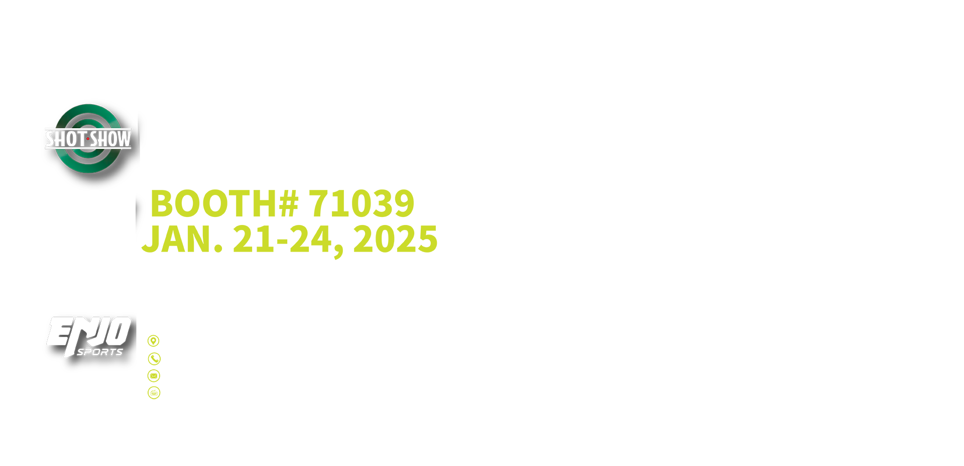 shot show 2025, Booth 71039